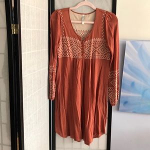 Dress by Monoreno size lg. light knit material